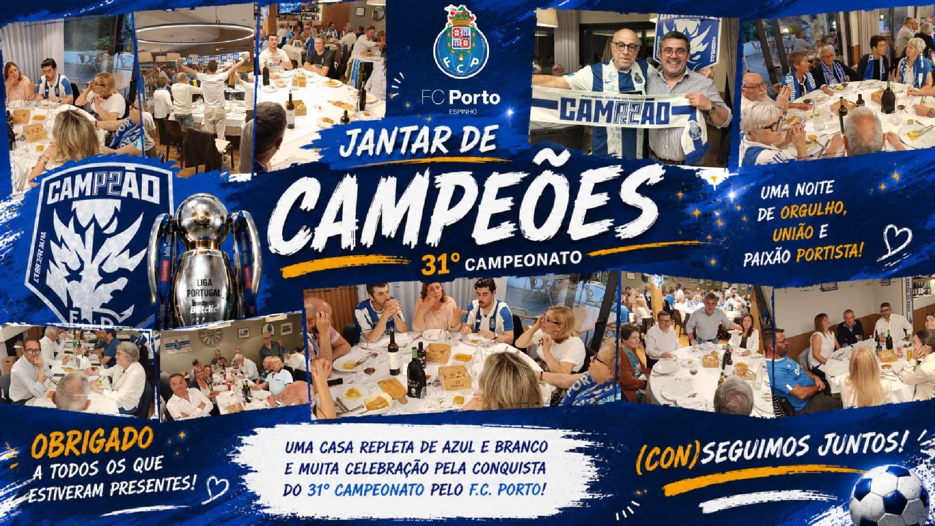 Casa FC Porto - Espinho celebra título em noite memorável